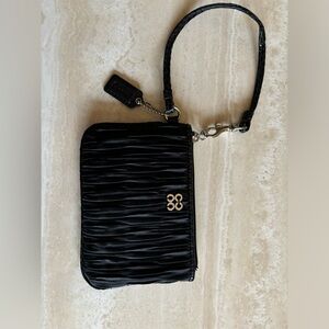 Coach wristlet - black